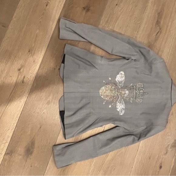 Plaid queen bee sparkle blazer size 4 new - Picture 3 of 6